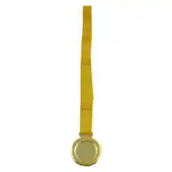 Medalie Aurie din metal 6.5 CM cu panglica