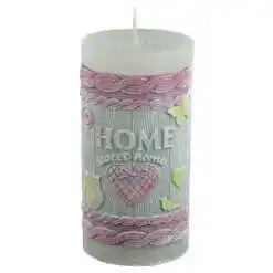 Lumanare cilindrica 7x14 - Home Sweet Home