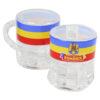 Pahar din sticla pentru snaps - Stema Romaniei