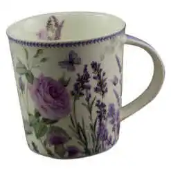 Cana ceramica 250 ml, "Lavanda", in cutie decorativa