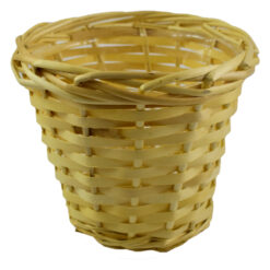 Cos pentru flori din rachita 19x15 CM - Naturala