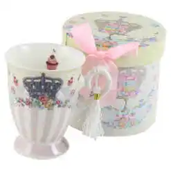 Cana din ceramica 300 ml, Coroana, cu cutie cadou