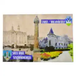 Magnet pentru frigider realizat din plastic - Design Satu Mare - Carei