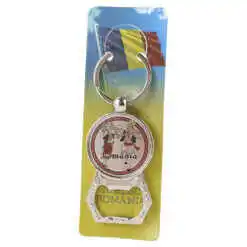 Breloc din metal cu desfacator sticle si calendar Eternety, 3.5 CM, Cuplu