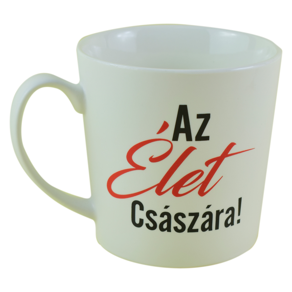 Cana You are the best din ceramica 480 ml "Az elet csaszara" - imagine 2