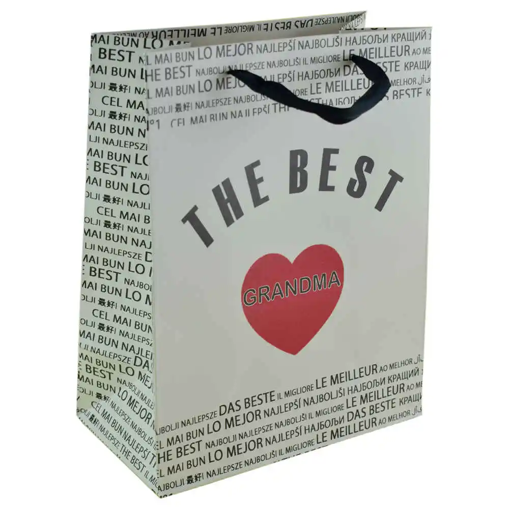 Punga cadou din hartie 18x23 CM, A legjobb Mama/The best Grandma - imagine 2