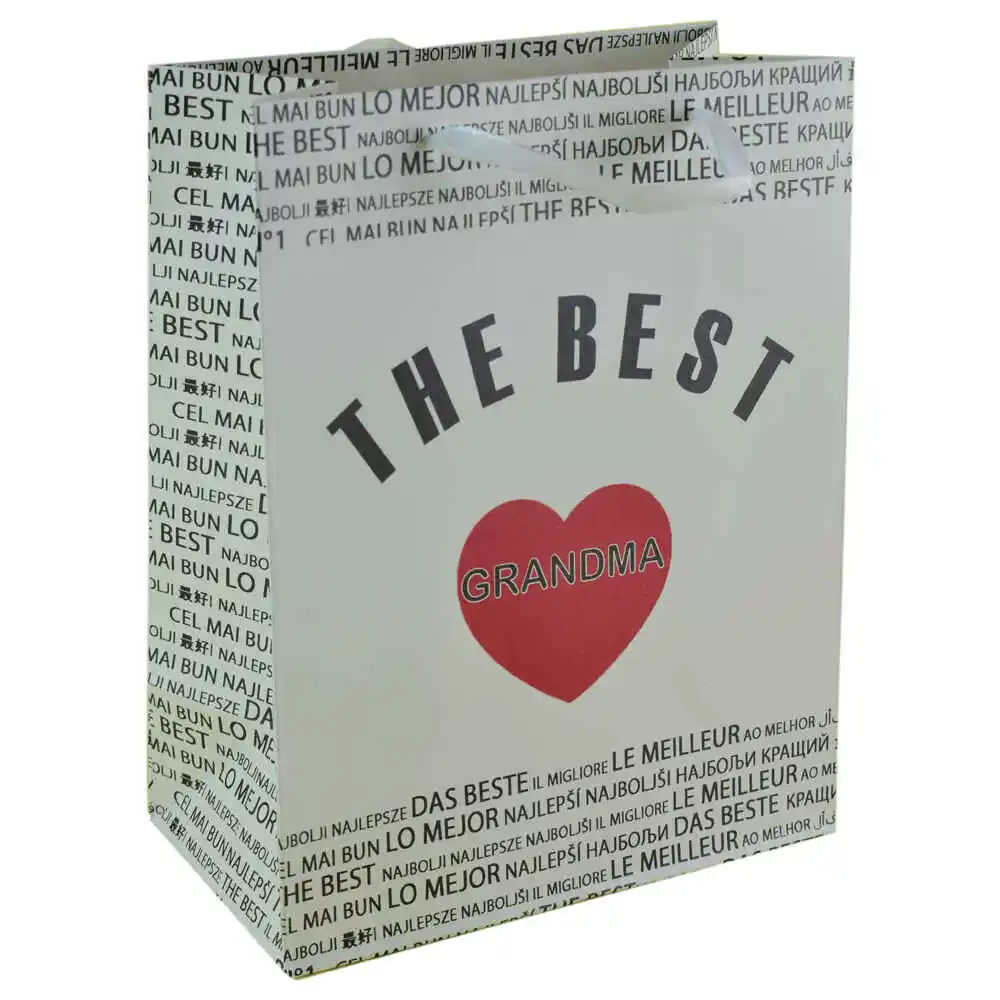 Punga cadou din hartie 18x23 CM, A legjobb Mama/The best Grandma - imagine 4