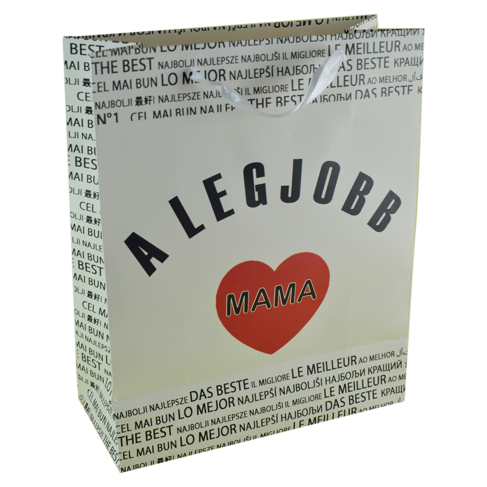 Punga cadou din hartie 26x32 CM, A legjobb Mama/The best Grandma