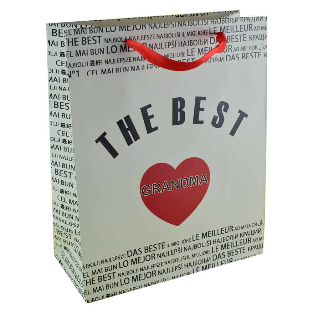Punga cadou din hartie 26x32 CM, A legjobb Mama/The best Grandma - imagine 6