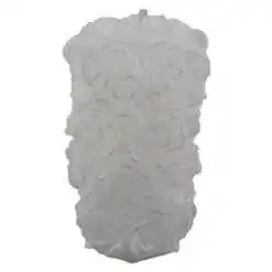 Lumanare decorativa cu trandafiri - Alb