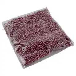 Set de bile decorative realizate din polistiren pentru Craciun - Roz (Model 2)