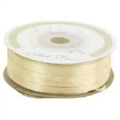 Rola panglica satin Natur 3 mm x 50 m