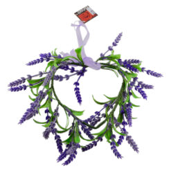 Coroana usa lavanda in forma de inima 28 CM