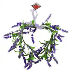 Coroana usa lavanda in forma de inima 28 CM