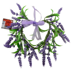 Coroana usa lavanda in forma de inima 26 CM