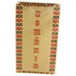 Punga cadou din hartie 24x40 CM, Romania/Motive traditionale