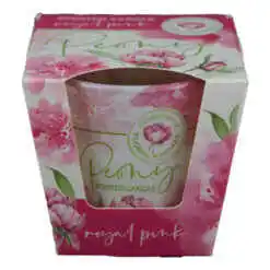 Alternative view of Lumanare parfumata in pahar Peony Royal Pink/Powder Pink 8x7 CM