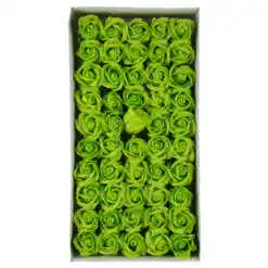 Trandafiri de sapun, 5 CM, 50 de bucata/cutie - Verde royal