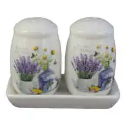Set solnita si pipernita din ceramica Beautiful Morning 11x9 CM
