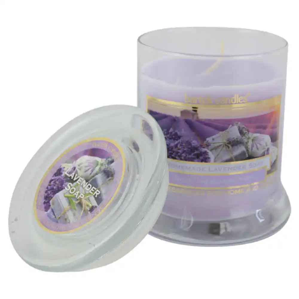 Lumanare parfumata in borcan de sticla Lavender Soap/Fields - imagine 2
