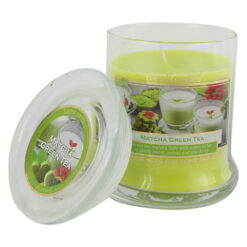 Lumanare parfumata in borcan de sticla Green Tea Pudding/Matcha 260 gr