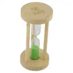 Alternative view of Clepsidra din lemn cu nisip colorat, 15 minute - 14 CM