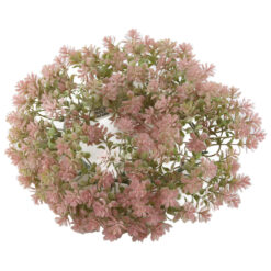 Coroana decorativa cu flori artificiale 20 CM, Pink
