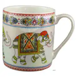 Alternative view of Cana ceramica sidefata cu elefant 200 ml