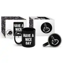 Cana ceramica 300 ml "Have a nice day!", in cutie decorativa - Boss Mug