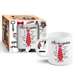 Cana ceramica 300 ml "Az en apam", in cutie decorativa - Boss Mug