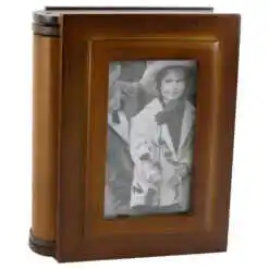 Album foto din lemn Carte 48 poze 10x15 CM