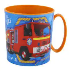 Cana din plastic Pompierul Sam 350 ml