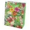 Punga cadou din hartie 26x32 CM - Flori exotice