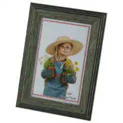 Rama foto din plastic - Dim.poza 10x15 CM - Design Antichizat