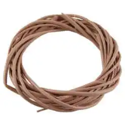 Coroana pentru decor din rachita 15 CM - Rosegold