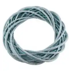 Coroana pentru decor din rachita 35 CM - Menta