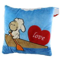 Perna de plus decorat cu miel "Love" 34x34 CM