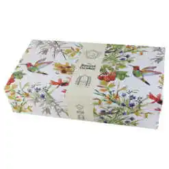 Alternative view of Set 6 cesti cu farfurii din portelan 250 ml "Linnea", in cutie decorativa