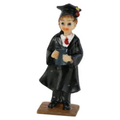 Alternative view of Figurina Absolvent din rasina 9 CM Fata/Baiat