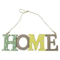 Decoratiune pentru usa din lemn "Home" 28x8.5 CM