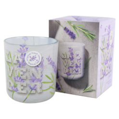 Lumanare parfumata in pahar Lavender 150 gr