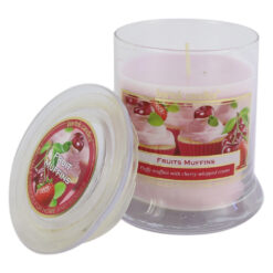 Lumanare parfumata in borcan de sticla Fruits Muffins 260 gr