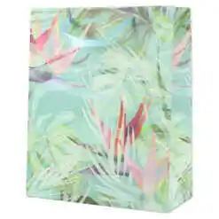 Punga cadou din hartie 26x32 CM - Pastel leaves