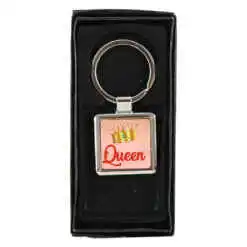 Breloc personalizat "Queen", metalic