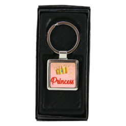 Breloc personalizat "Princess", metalic