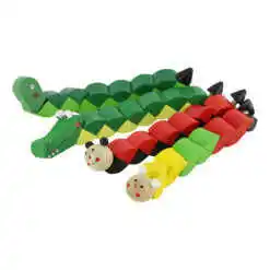 Set 4 vierme din lemn 18x2 CM