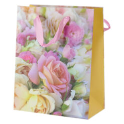 Punga cadou din hartie 18?23 CM - Trandafiri