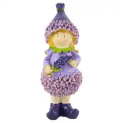 Figurina din rasina, Copil Lavanda 16 CM, Mov
