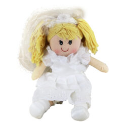 Papusa mireasa din textil 25 CM