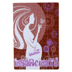 Puzzle personalizat "Felicitari, suni insarcinata!", 20x29 CM